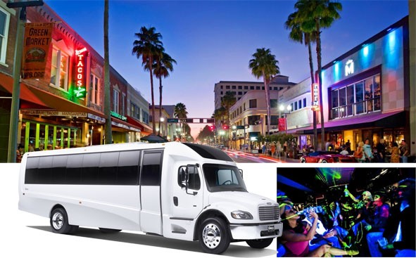 West Palm Beach Party Bus - Party Bus West Palm Beach